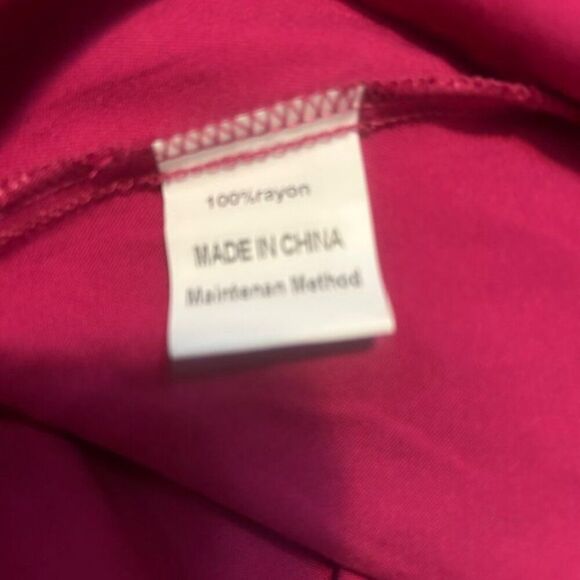 Anrabess Pink tiered Maxi sundress, size L - Picture 6 of 6